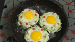Egészséges reggeli tojásból