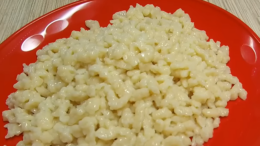 Nokedli recept tojás nélkül